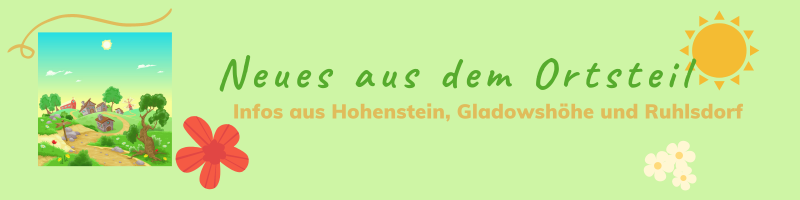 Neues aus dem Ortsteil
